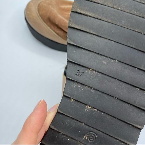 Free People Pink Velvet Platform Velcro Sneakers 37 - Picture 9 of 10